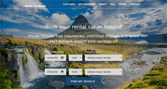 Desktop Screenshot of nordiccarrental.is