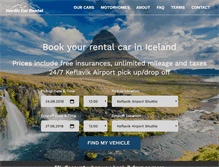 Tablet Screenshot of nordiccarrental.is